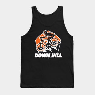 Down Hill Mountain Bike Bikers Tank Top